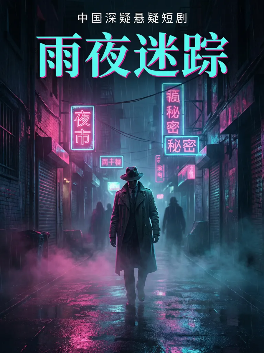 光遇荧光森林 悬疑追踪短剧 - 雨夜迷踪海报